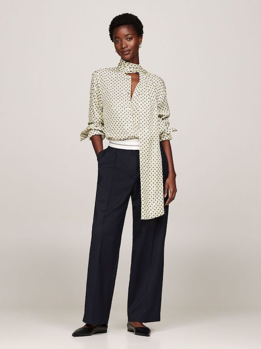 TOMMY HILFIGER Foulard tie nech ls blouse